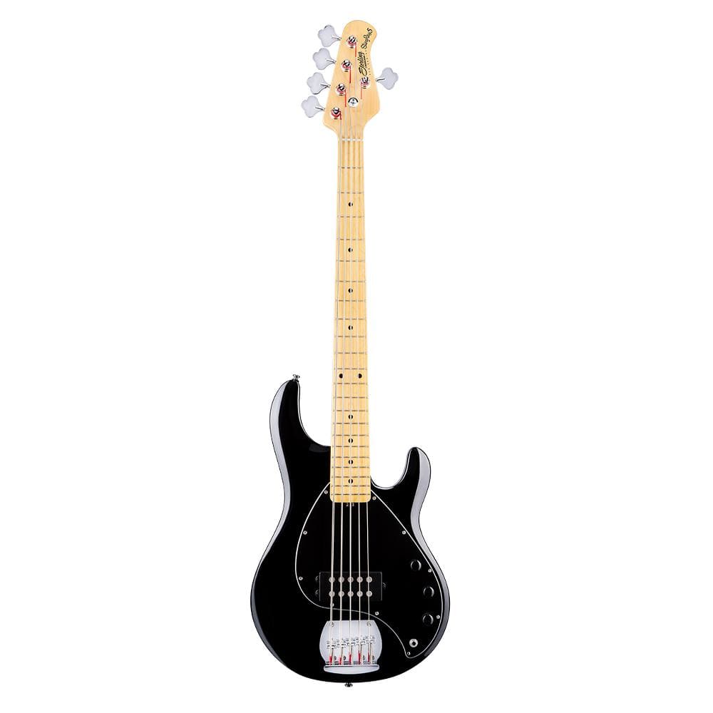 music man bass guitars black sterling by music man stingray 5 5-string bass guitar   