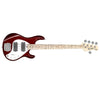 Music Man Bass Guitars Candy Apple Red Sterling by Music Man StingRay 5 HH SUB Series Bass Guitar