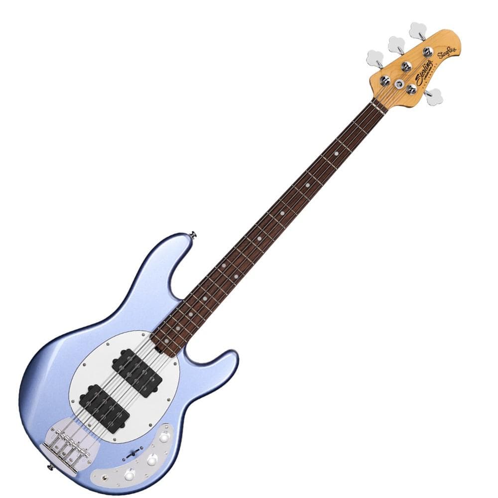 music man bass guitars lake blue metallic sterling by music man stingray 4 hh sub series 4-string bass guitar    #color_lake-blue-metallic