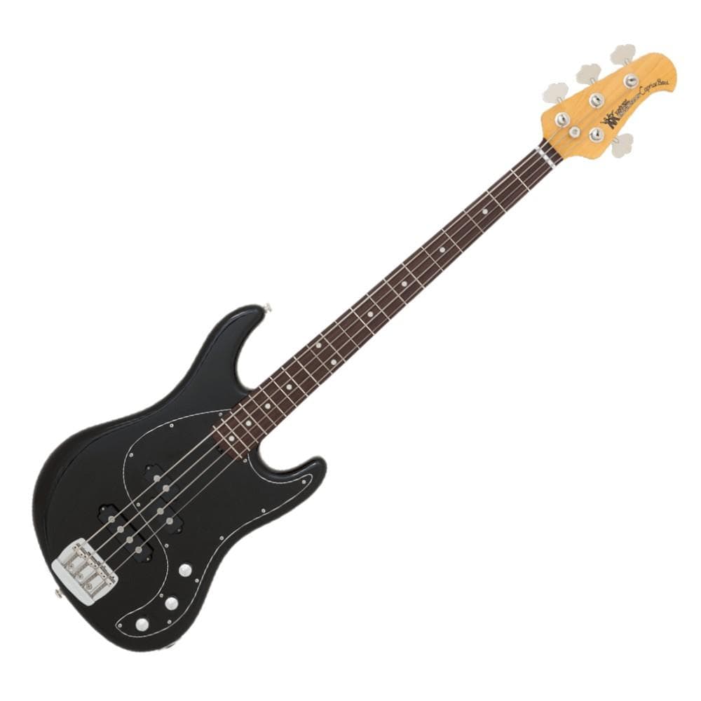 music man bass guitars music man caprice 124-01 4-string electric bass guitar - black
