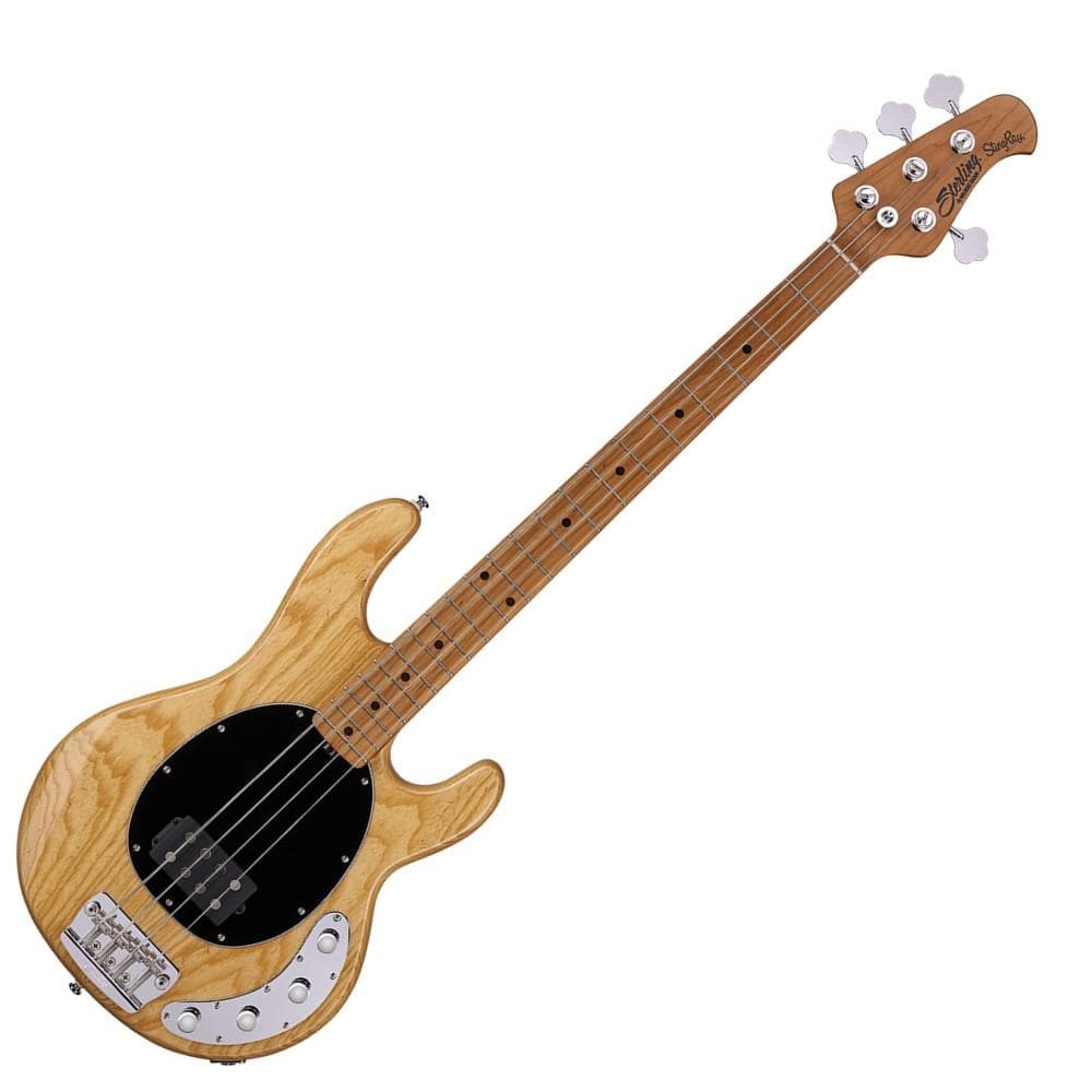 music man bass guitars natural swamp ash sterling by music man ray34 stingray bass guitar 