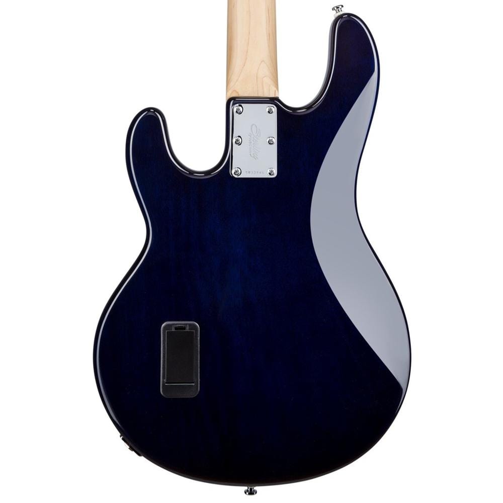 music man bass guitars sterling by music man ray34 qm 4 string electric bass guitar