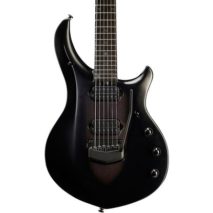 music man electric guitars music man 610-a6-50-00-cs majesty series 6-string electric guitar - black knight