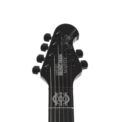 music man electric guitars music man 610-a6-50-00-cs majesty series 6-string electric guitar - black knight