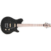 Music Man Electric Guitars Translucent Black Sterling by Music Man AX4 Electric Guitar