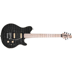 Music Man Electric Guitars Translucent Black Sterling by Music Man AX4 Electric Guitar
