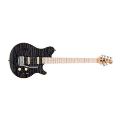 Music Man Electric Guitars Transparent Black Sterling by Music Man SUB AX3 Axis Electric Guitar