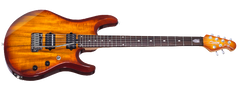 Music Man Electric Guitars Vintage Burst Sterling by Music Man JP100D John Petrucci W/ DiMarzio Electric Guitar