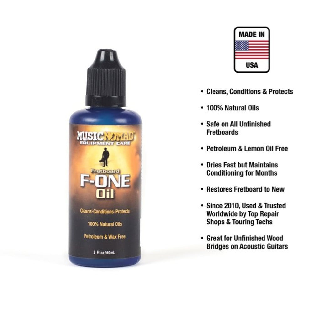 Music Nomad Cleaners and Conditioners Music Nomad MN125 F-ONE Unfinished Fretboard Care Kit
