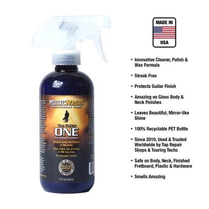 Music Nomad Cleaners and Conditioners Music Nomad MN150 The Guitar One Tech Size Cleaner Polish & Wax