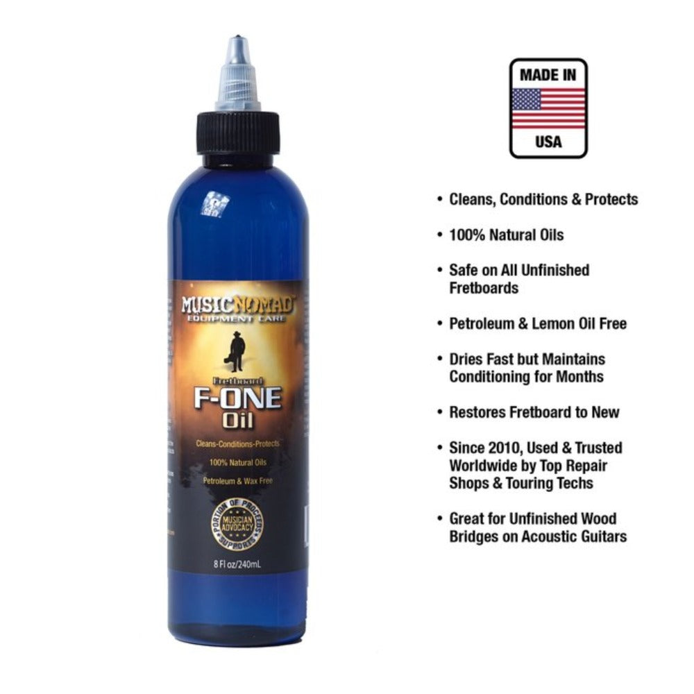 Music Nomad Cleaners and Conditioners Music Nomad MN151 Fretboard 8oz F-ONE Cleaner & Conditioner