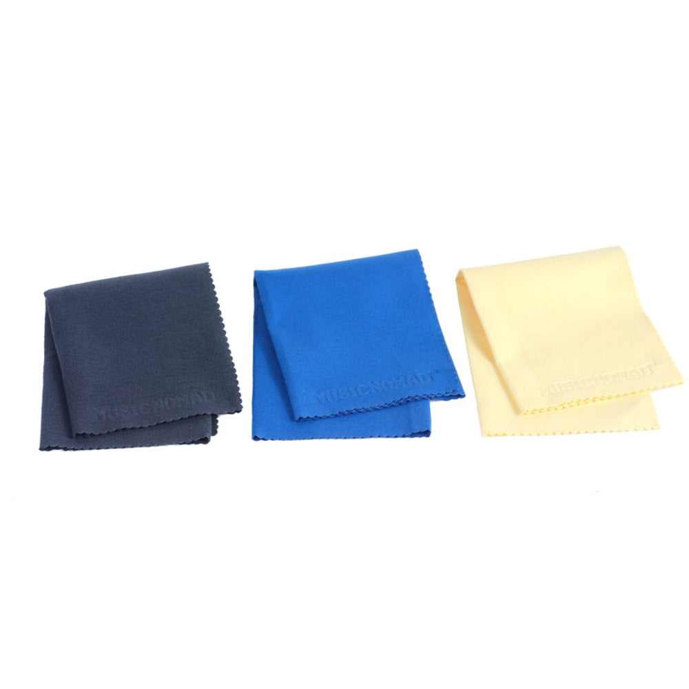 Music Nomad Cleaners and Conditioners Music Nomad MN203 Suede Polishing Cloth - 3 Pack