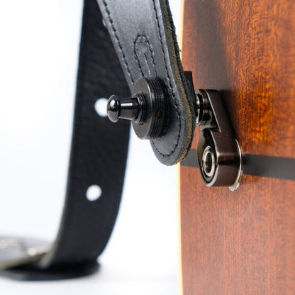 music nomad guitar accessories black music nomad mn270 acousti-lok strap lock adapter for standard output jacks     