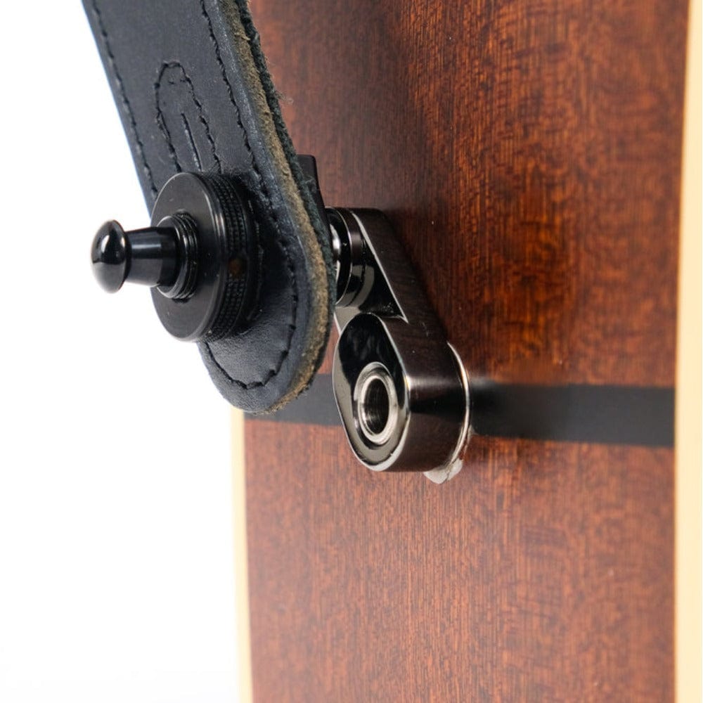 music nomad guitar accessories black music nomad mn271 acoustic strap lock adapter     