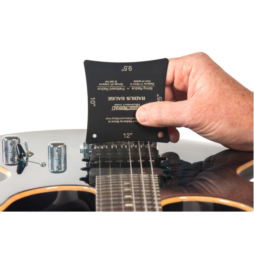 music nomad guitar accessories black music nomad mn603 precision radius gauge set - pack of 2     