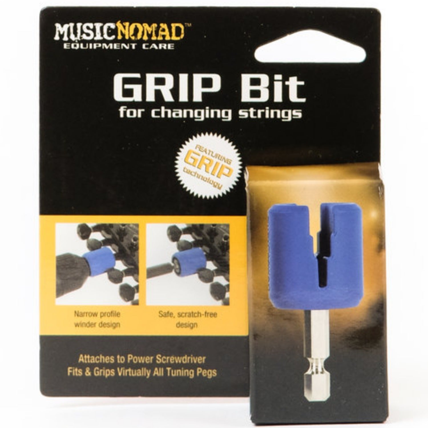 Music Nomad Guitar Accessories Blue Music Nomad MN220 GRIP Bit Screwdriver 
