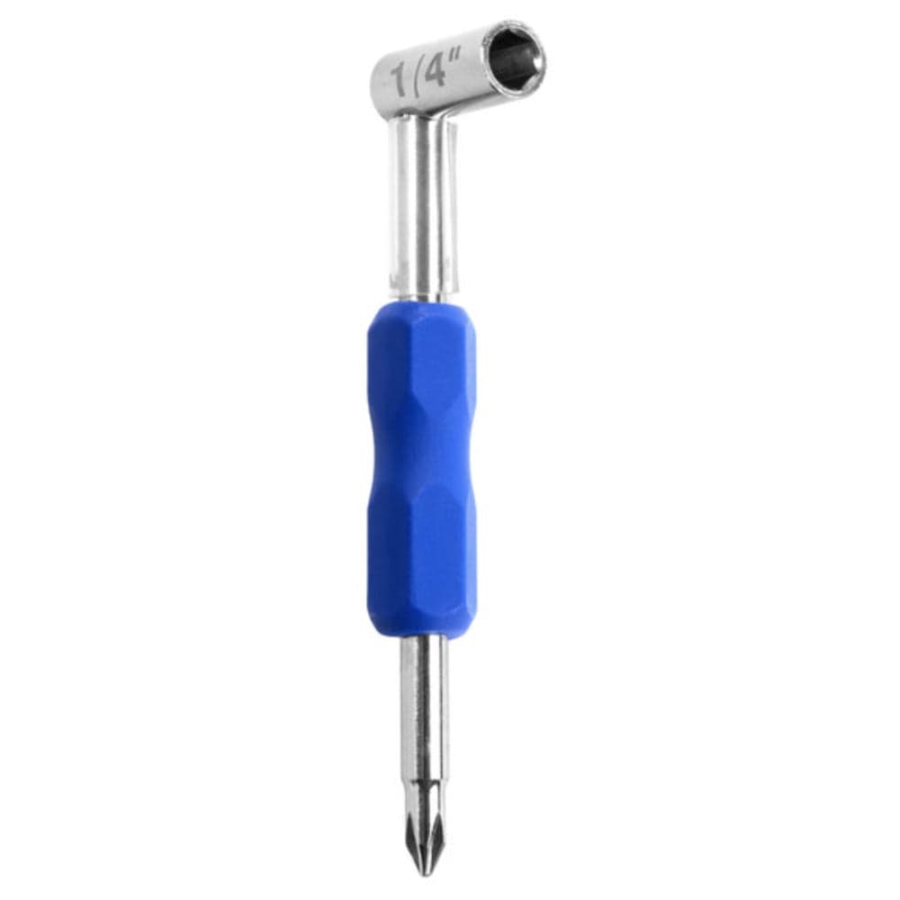 music nomad guitar accessories blue music nomad mn231 1/4\" premium truss rod wrench     