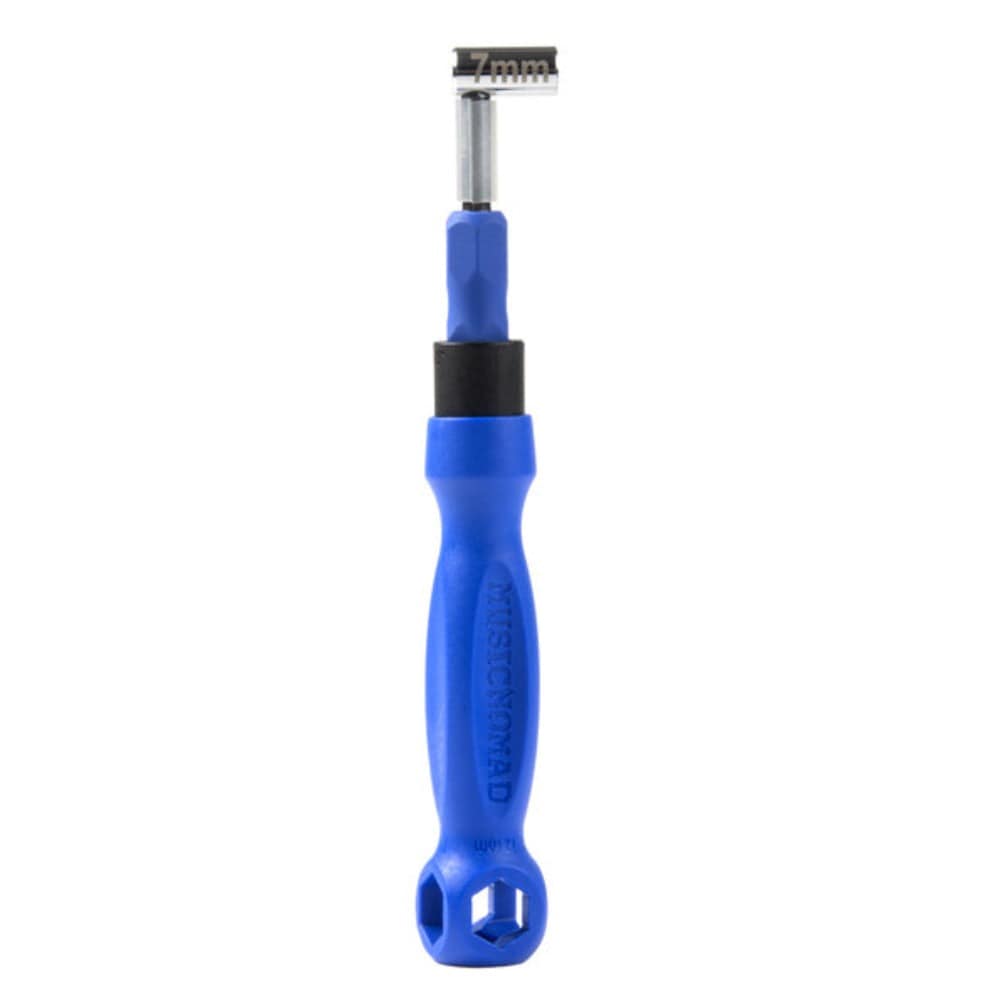 music nomad guitar accessories blue music nomad mn233 premium truss rod wrench - 7mm     