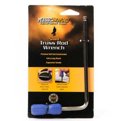 music nomad guitar accessories blue music nomad mn236 premium truss rod wrench - 5mm     