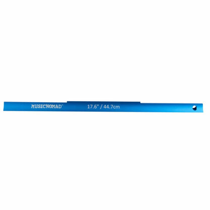 music nomad guitar accessories blue music nomad mn820 tri-beam 3 & 1 straightedge ruler & scale length ruler     