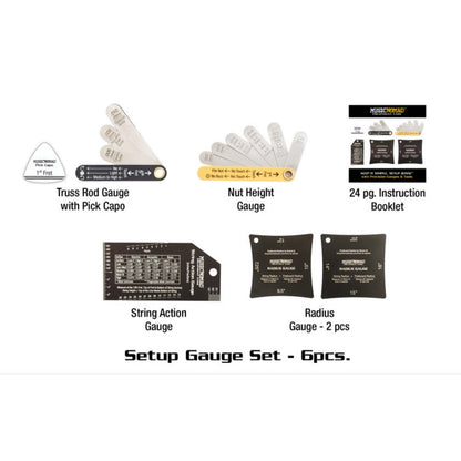 Music Nomad Guitar Accessories Set Music Nomad MN604 Precision Setup Gauge Set - 6 Piece 