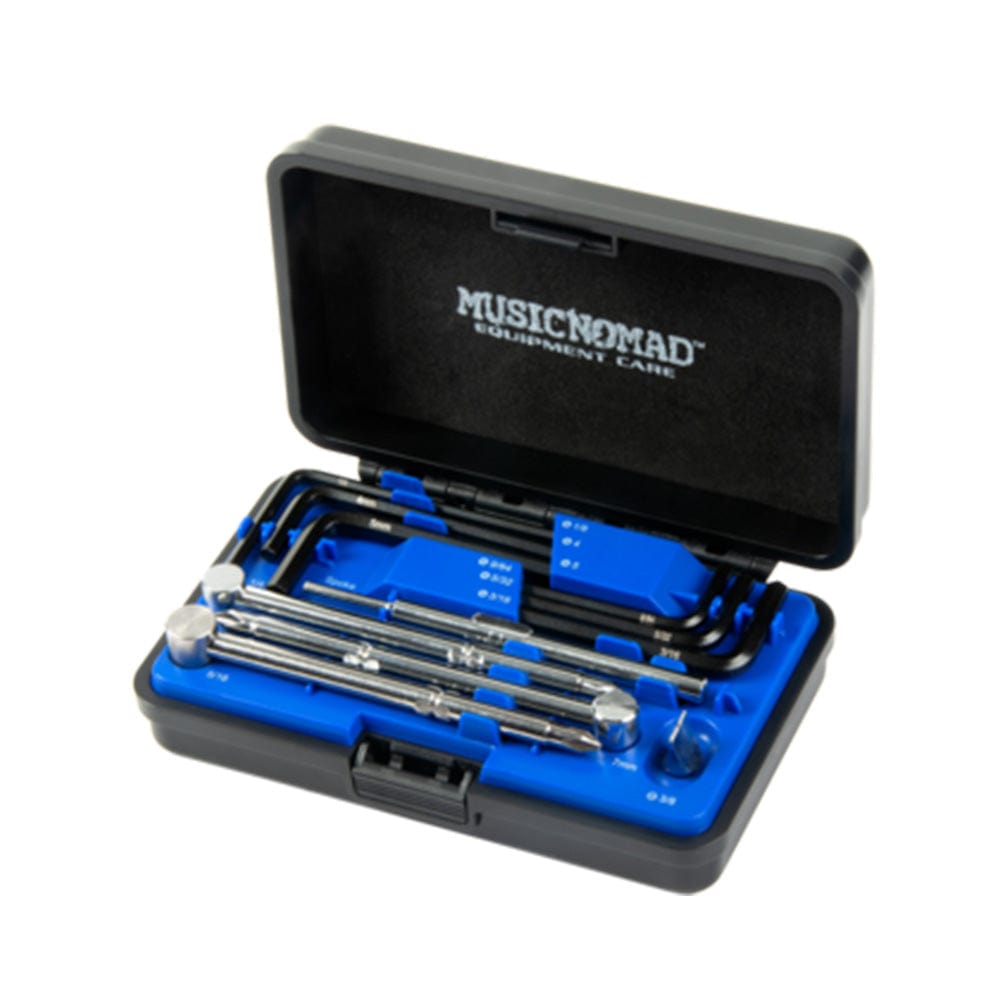 music nomad tools and maintenance music nomad mn235 premium guitar tech truss rod wrench set