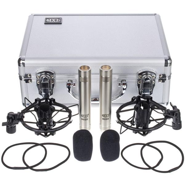 mxl condenser microphones mxl 603spr small diaphragm condenser microphone stereo set