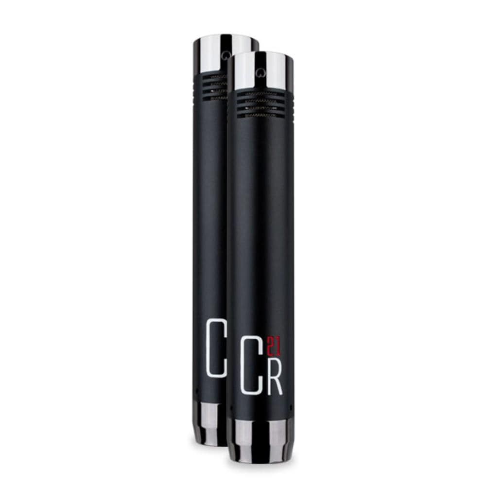 MXL Condenser Microphones MXL CR21 Pair Instrument Condenser Microphones - Matte Black