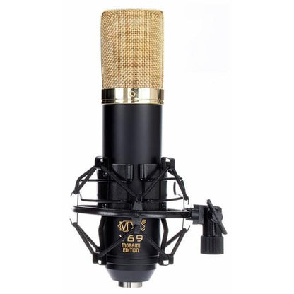 mxl condenser microphones mxl v69 mogami edition tube condenser microphone