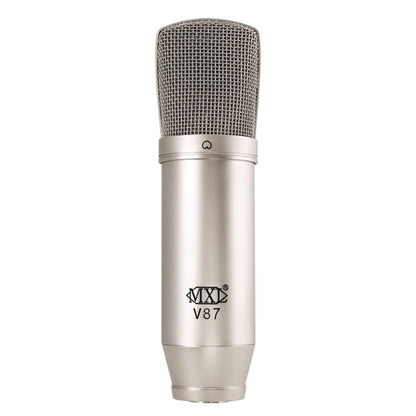 MXL Condenser Microphones MXL V87 Nickle Plated Low Noise Condenser Microphone - Silver
