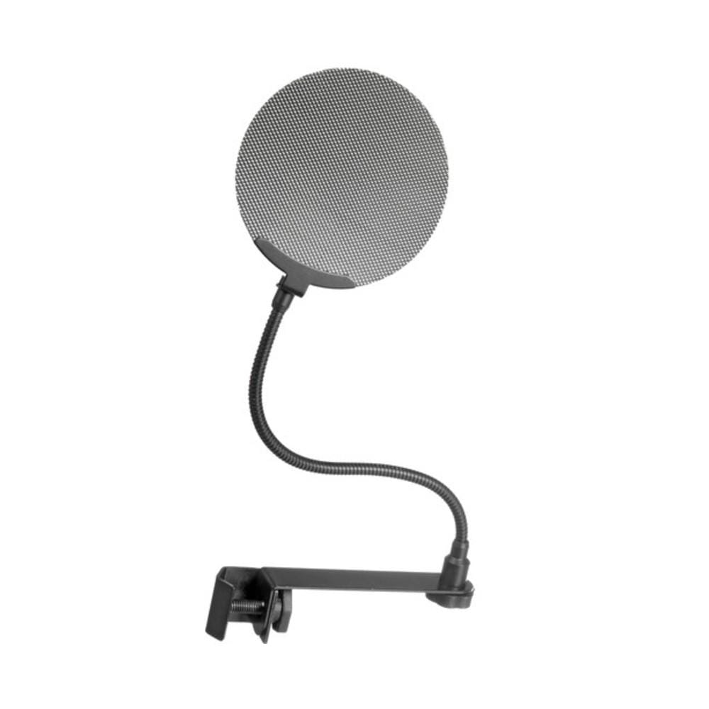 MXL Microphone Accessories MXL PF 002 Universal Black Metal Mesh Pop Filter For Microphones