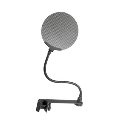MXL Microphone Accessories MXL PF 002 Universal Black Metal Mesh Pop Filter For Microphones