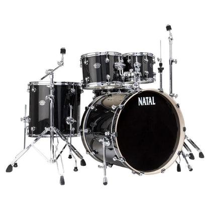 natal acoustic drum kits black sparkle natal karb-uf22 arcadia birch 5-piece shell pack acoustic drum kit without hardware & cymbals   