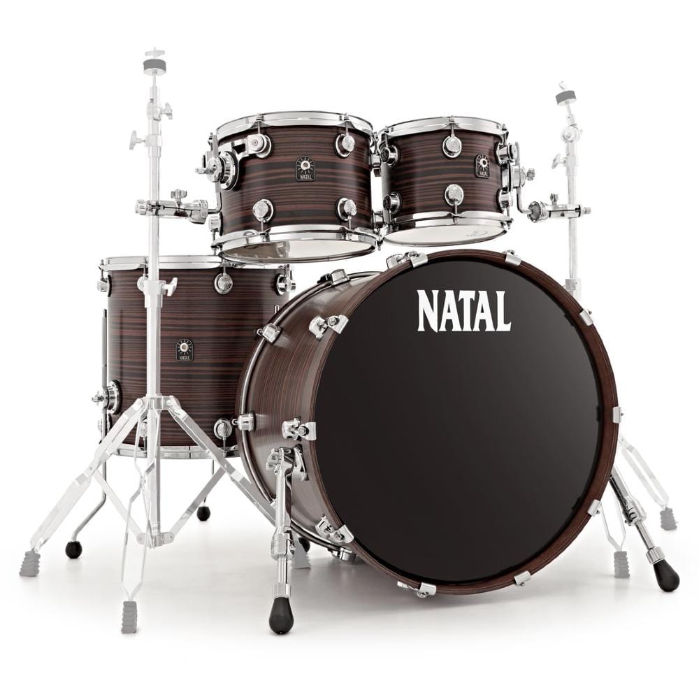 natal acoustic drum kits natal cafe racer series uf22 4 piece shell pack acoustic drum kit    #color_veneer