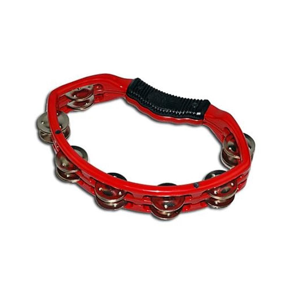 natal hand percussions red natal ns102t spirit handheld tambourine    #color_red
