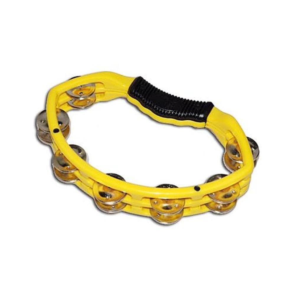 natal hand percussions yellow natal ns102t spirit handheld tambourine    #color_yellow