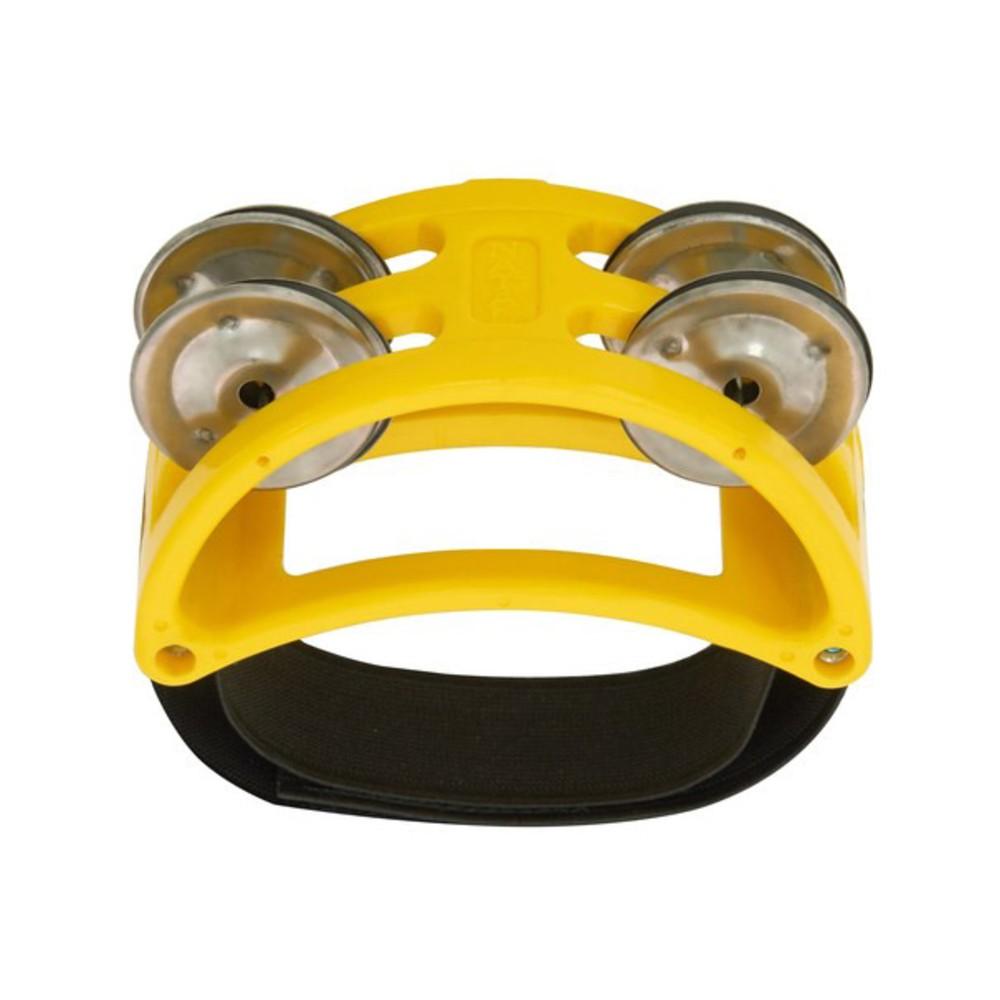 natal hand percussions yellow natal ntft foot tambourine   #color_yellow