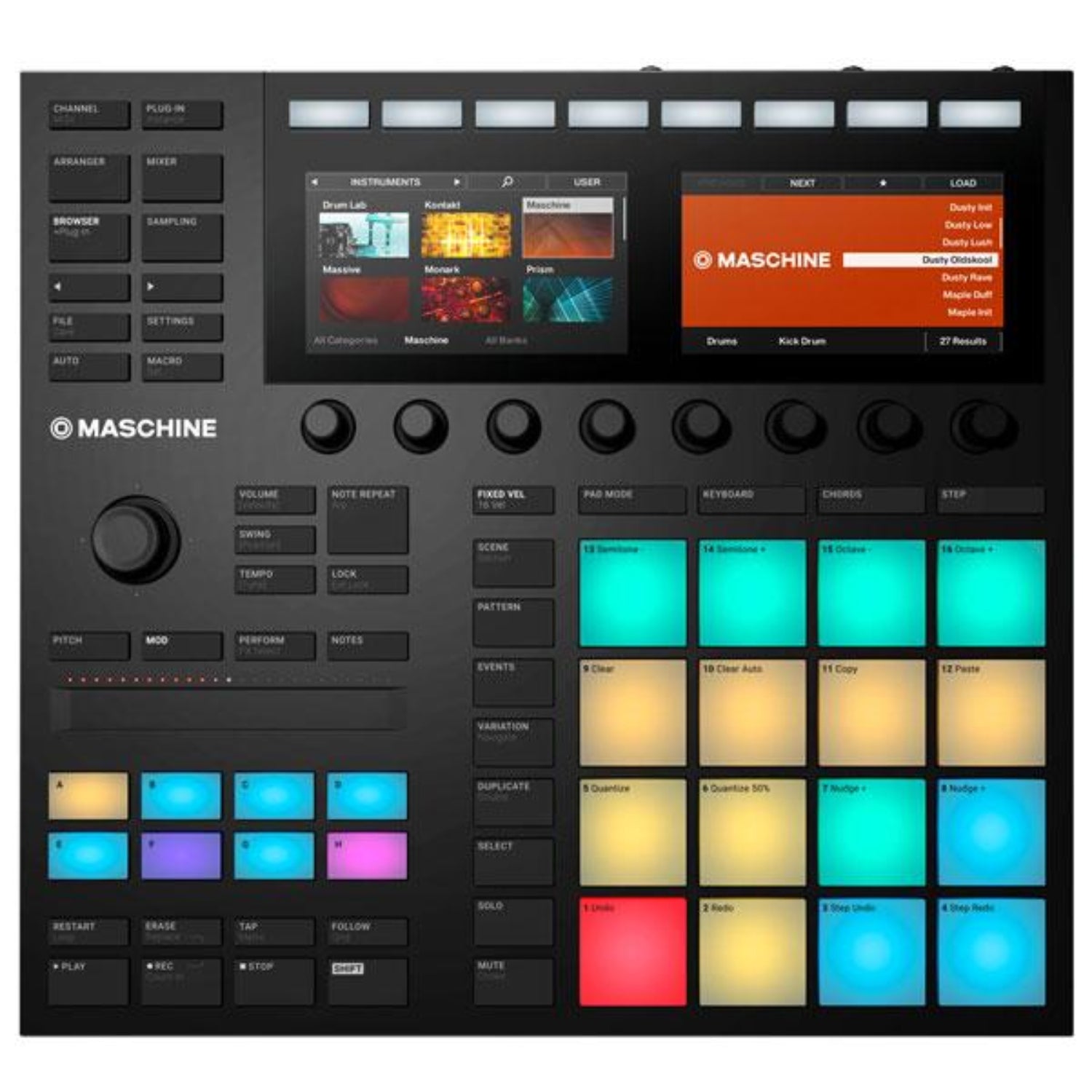 Buy Native Instruments Maschine MK3 MIDI Controller Black Online Bajaao