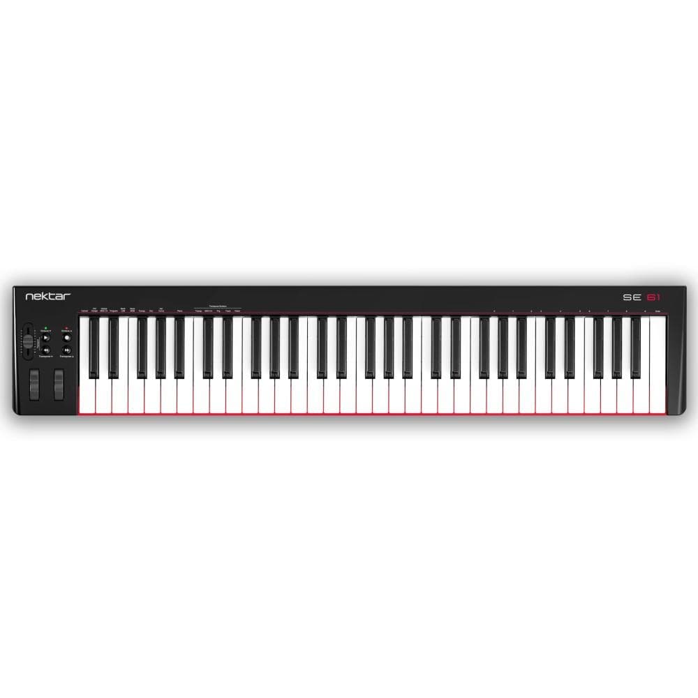 nektar midi keyboards 61-key nektar se61 61-key usb midi controller keyboard     