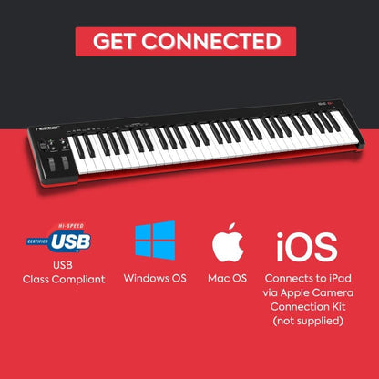nektar midi keyboards 61-key nektar se61 61-key usb midi controller keyboard     