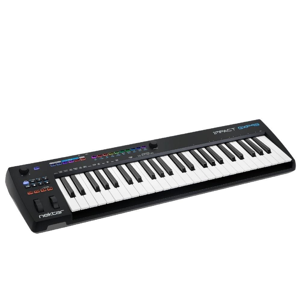 nektar midi keyboards black nektar impact gxp49 49-key midi keyboard controller  #color_black