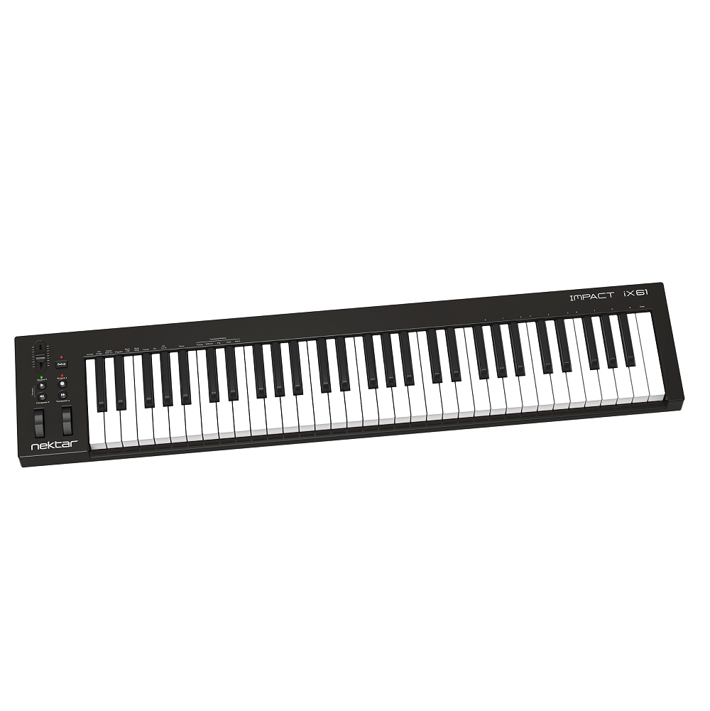 nektar midi keyboards nektar impact ix61 61-key midi keyboard