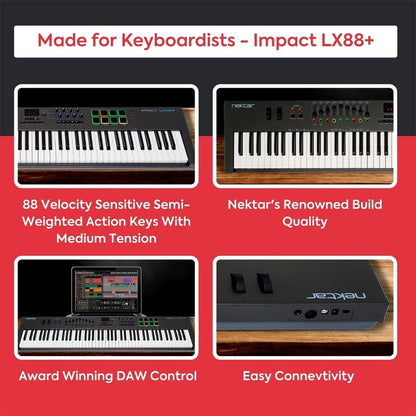 Nektar Midi Keyboards Nektar Impact LX88+ 88-key Midi Keyboard