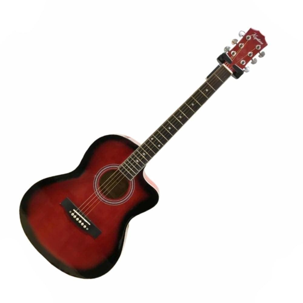 neptune acoustic guitars gloss wine red neptune nag39 39 inch 6 string acoustic guitar      #color_gloss-wine-red