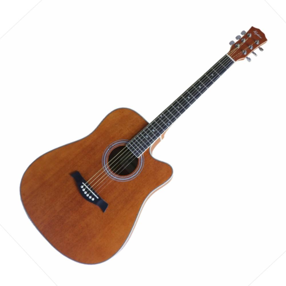 neptune acoustic guitars neptune m92 41 inch 6 string acoustic guitar - all mahogany - natural