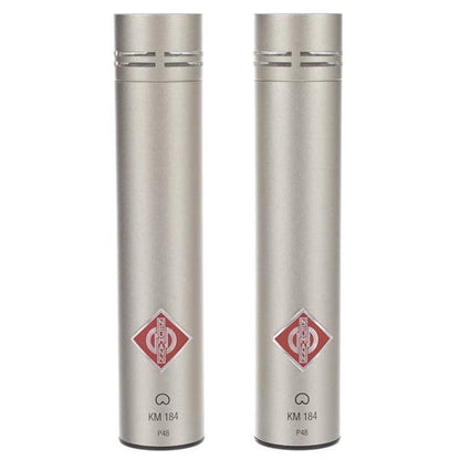 Neumann Condenser Microphones Nickel Neumann KM184 Condenser Microphones Stereo Set