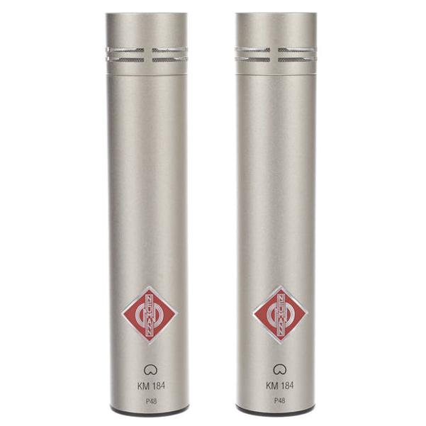 Neumann Condenser Microphones Nickel Neumann KM184 Condenser Microphones Stereo Set