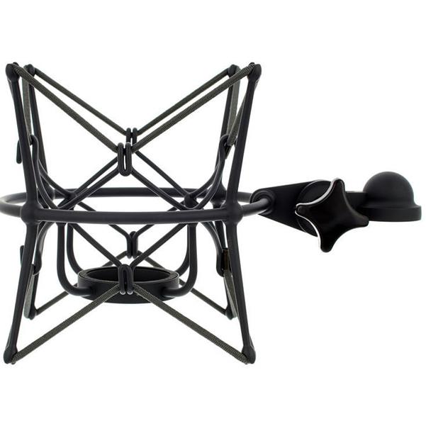 Neumann Shock Mounts Black Neumann EA170 Elastic Microphone Shock Mount