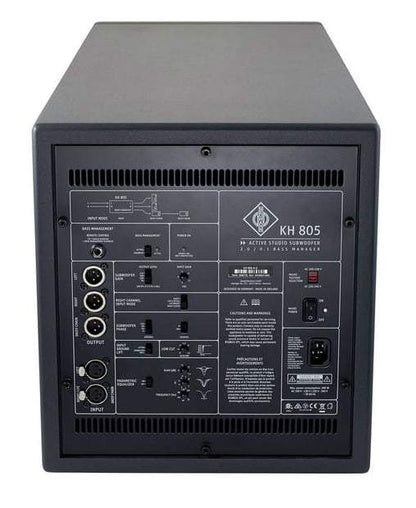 neumann subwoofers neumann kh 805 active studio subwoofer