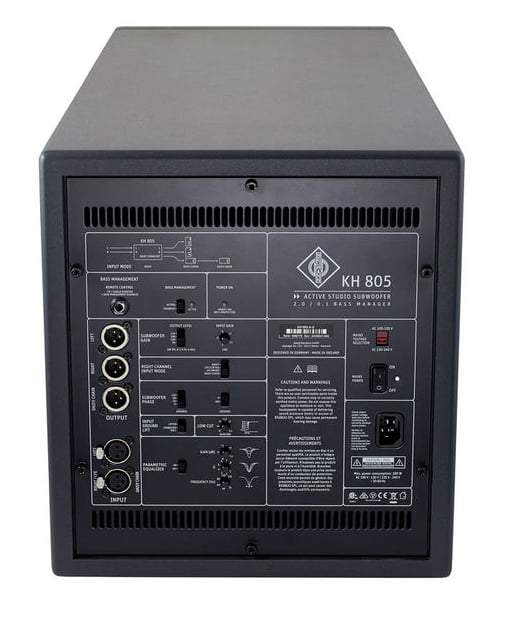 neumann subwoofers neumann kh 805 active studio subwoofer